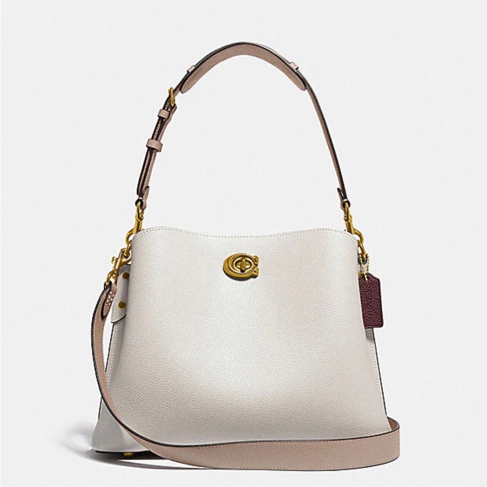 SOLD - Coach leather bucket bag